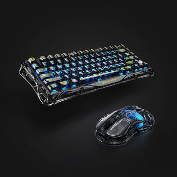 GravaStar Core Flex Gaming Set - Transparent Black