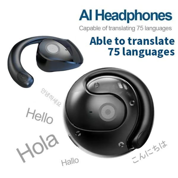 🏆#1 Best Seller ⏰LAST DAY 💎AI Translation Wireless OWS Bluetooth5.4 Earphones (Fit iOS & Android)