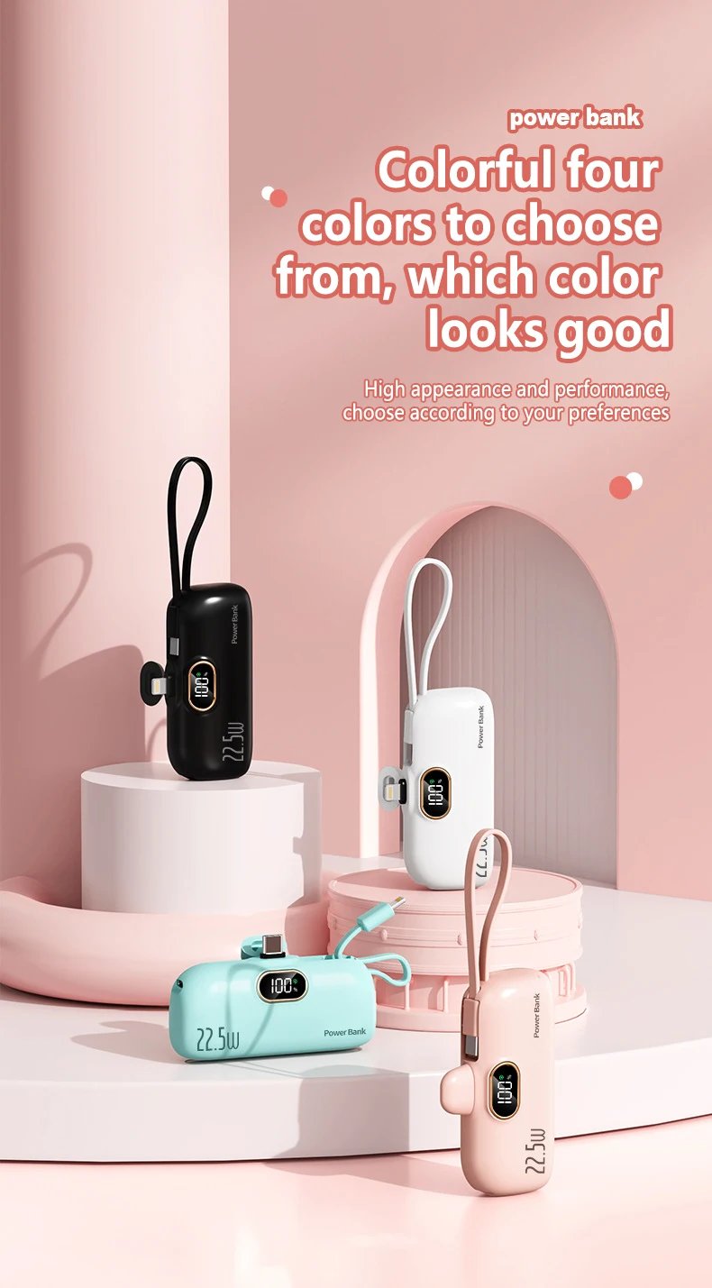 🔥🔥5000mAh Mini Portable Charger Power Bank for phone