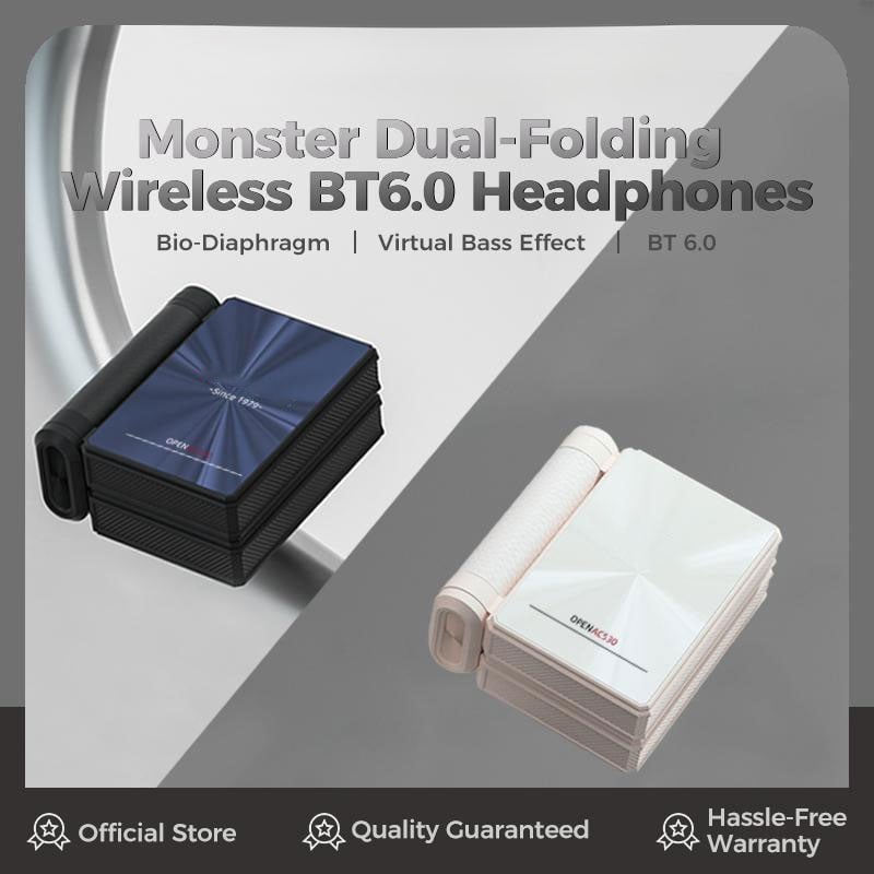 Headphones Bluetooth with Dual-Fold Design