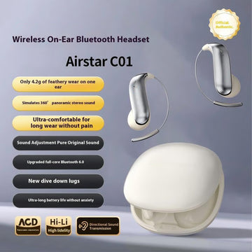 Bluetooth Earbuds with Comfortable Ear Hooks, IPX5 Waterproof