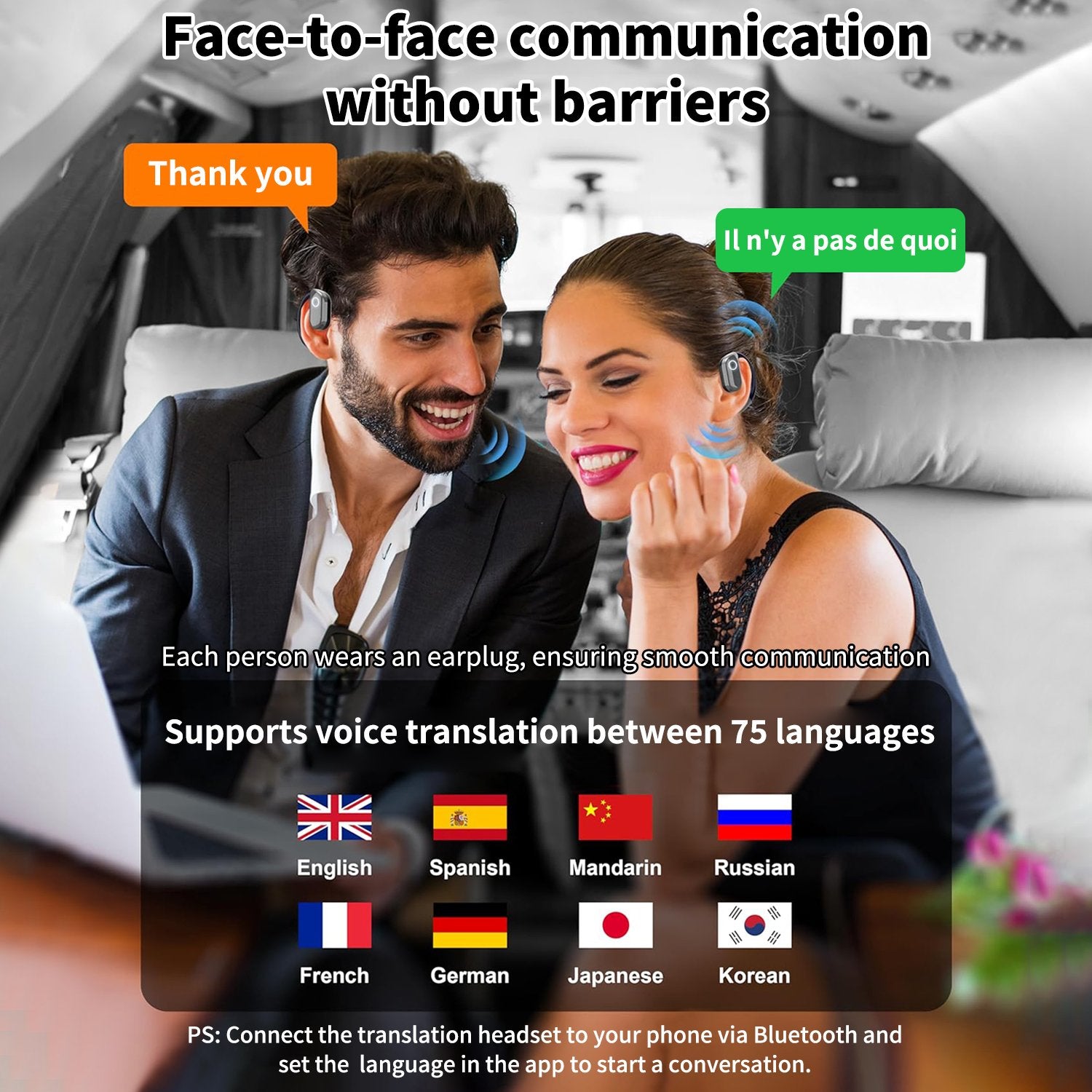 🏆#1 Best Seller ⏰LAST DAY 💎AI Translation Wireless OWS Bluetooth5.4 Earphones (Fit iOS & Android)